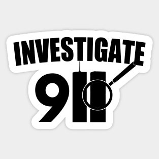 Investigate 911 Sticker